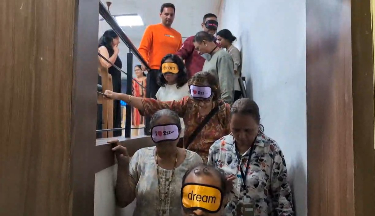 Blindfold experiment