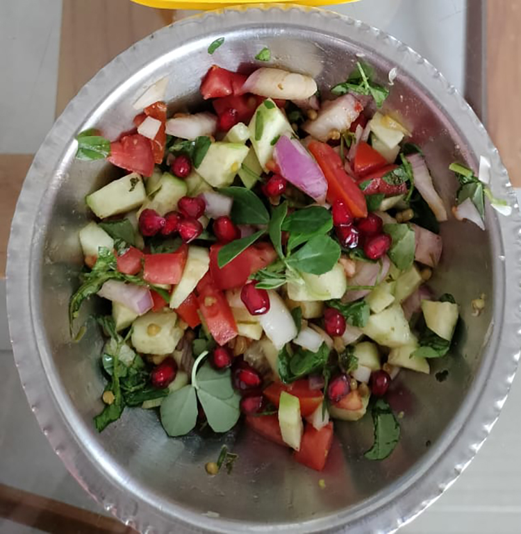 Matki Methi Salad