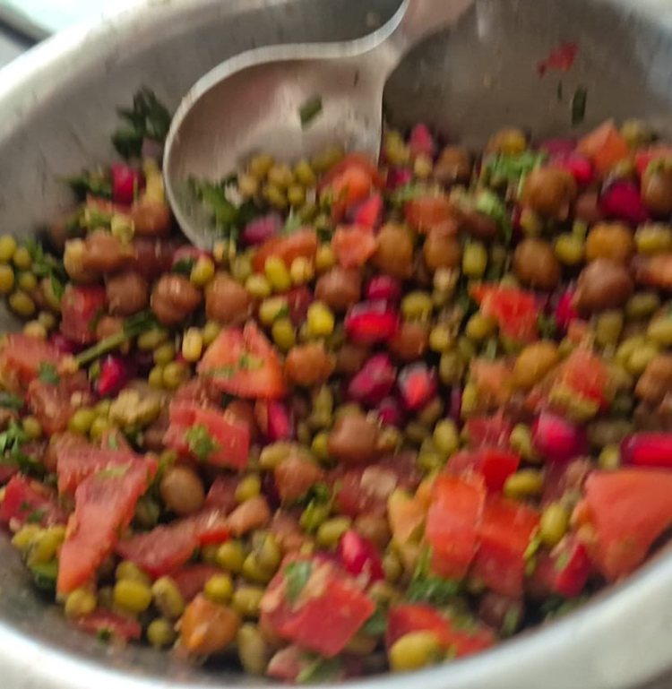 Moong Chana Salad