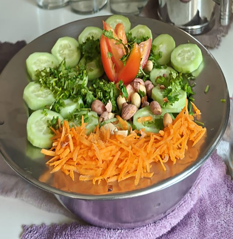 Carrot Cucumber Salad  