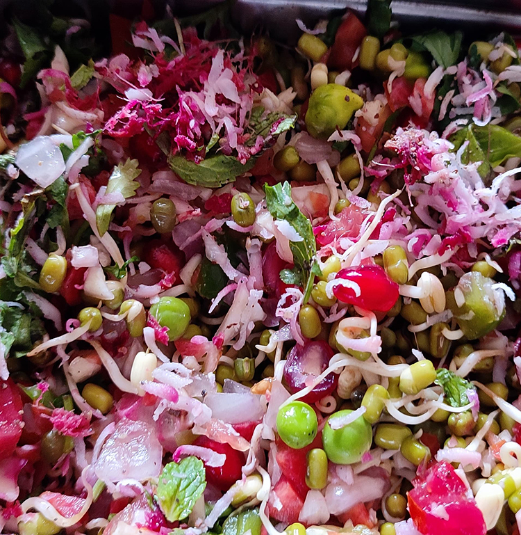  
                                Matki Methi Salad