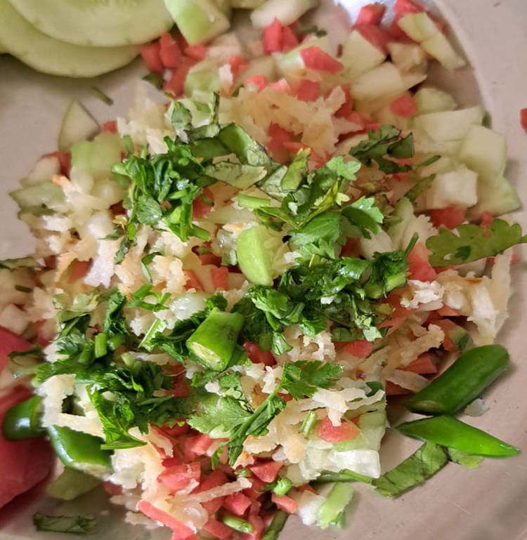 Spring Onion Matki Salad
