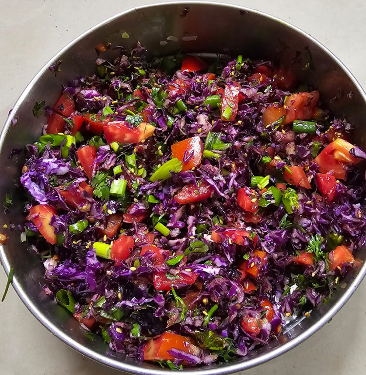 Red Cabbage Salad