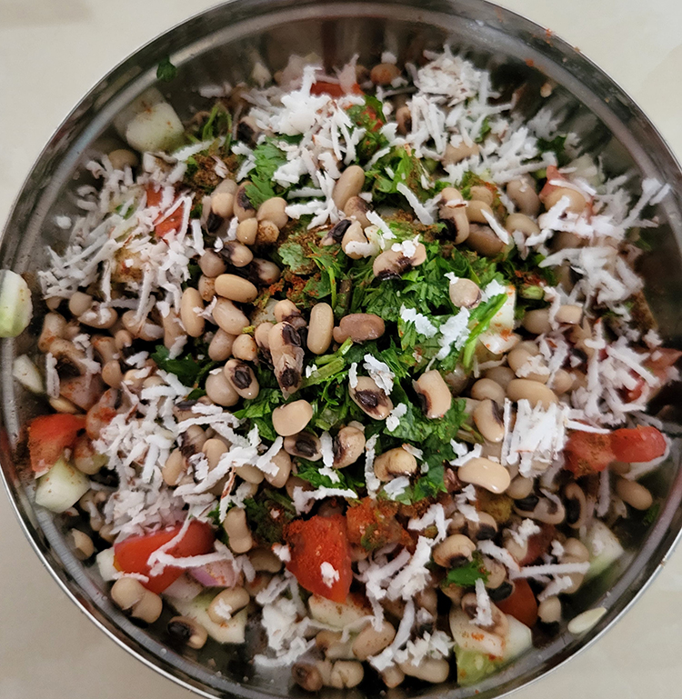 Black-eyes Peas salad