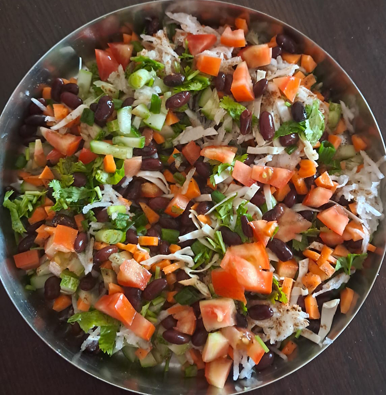  
                                Black Beans salad