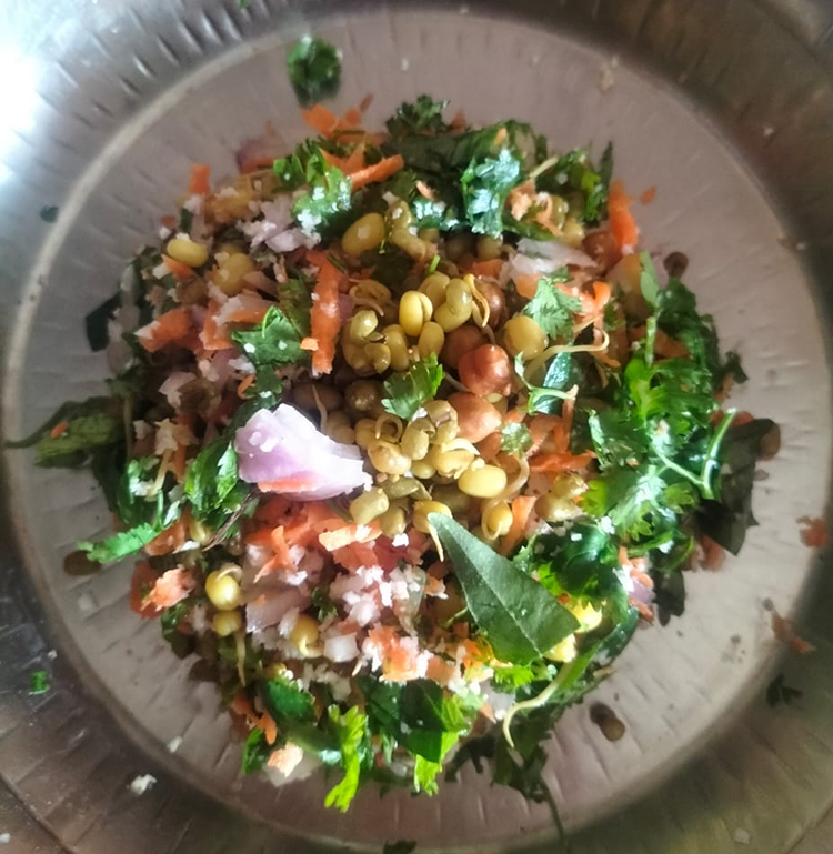  
                                Sprouts salad