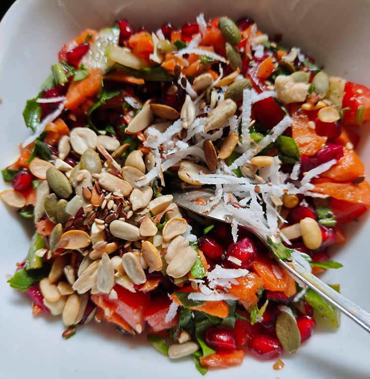  
                                Baby Spinach Salad