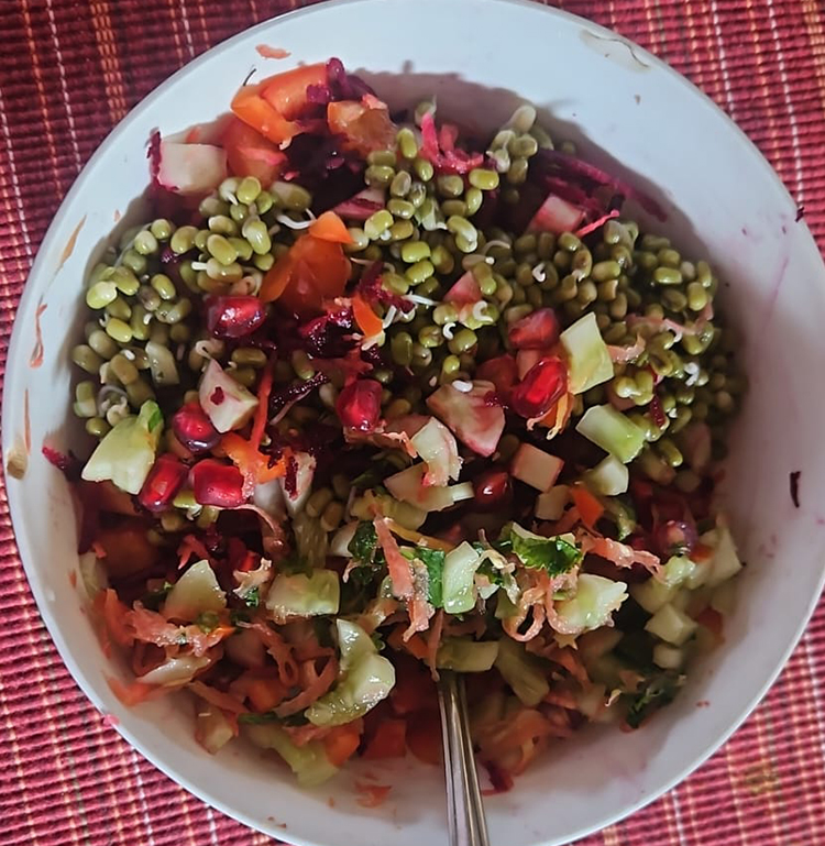  
                                Sprouts salad