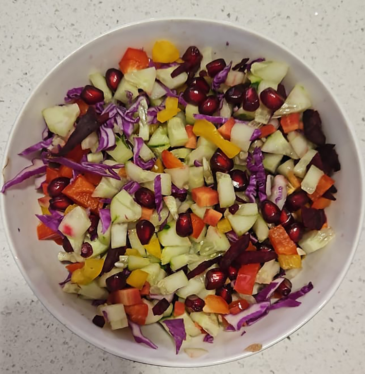  
                                Colorful salad