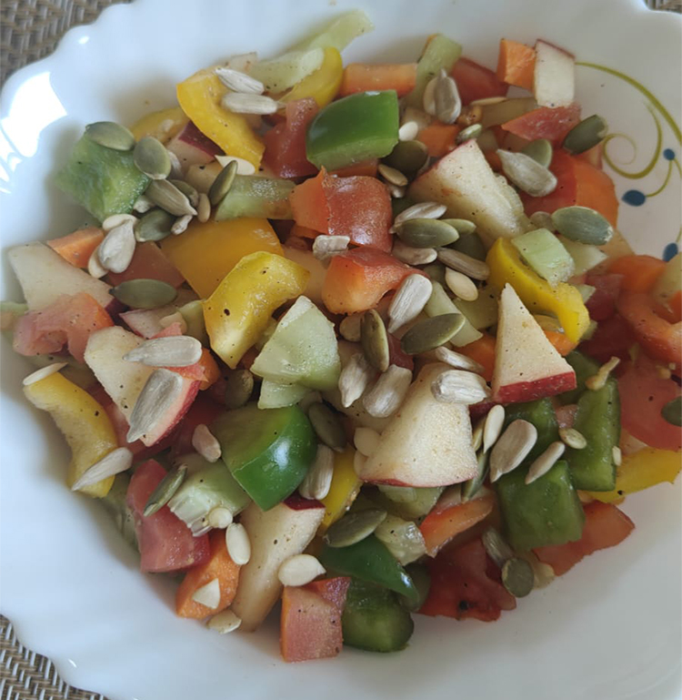 Multi Coloured Salad
