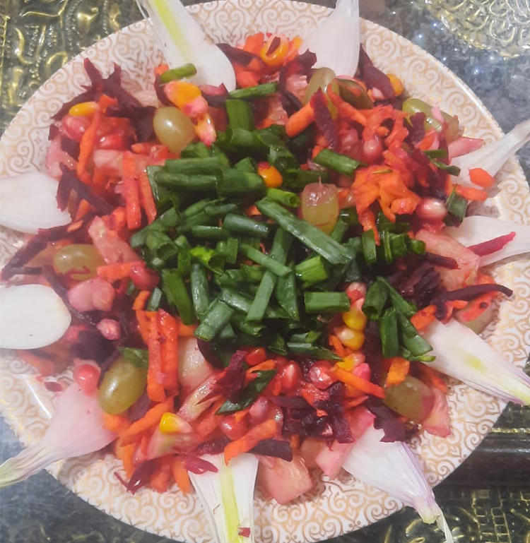 Spring Onion Salad