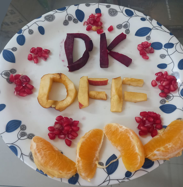 Decorative Fruit salad